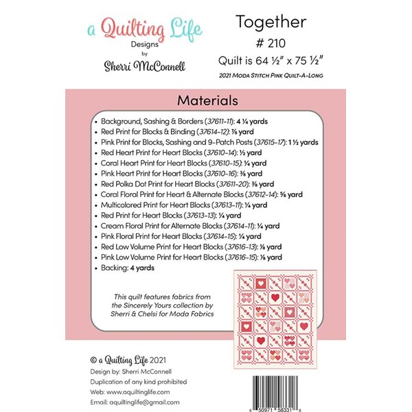 Together Quilt Pattern | A Quilting Life