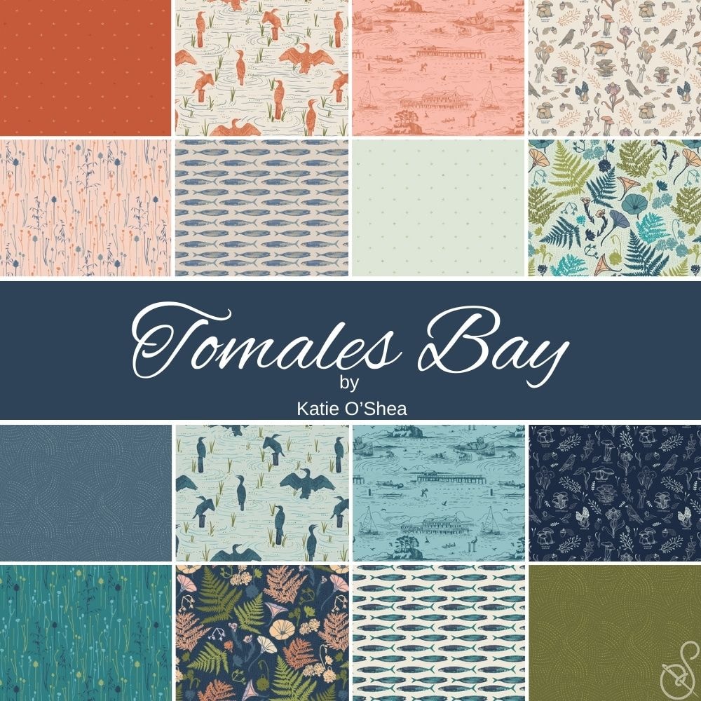 Tomales Bay Fat Quarter Bundle | Katie O'Shea | 16 FQs