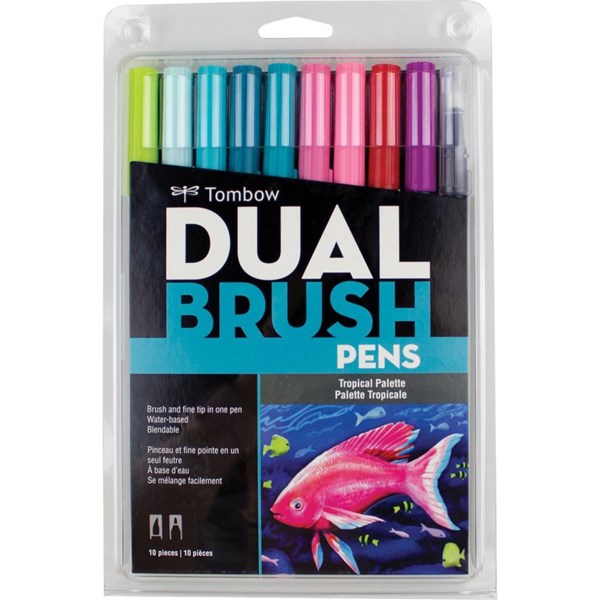 Tombow Dual Brush Pen Set | 10/Pkg