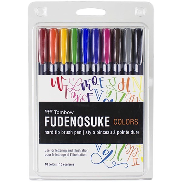Tombow Fudenosuke Color Brush Pens