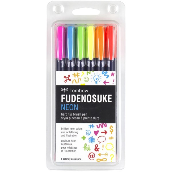Tombow Fudenosuke Color Brush Pens