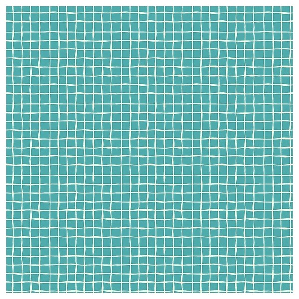 Floribunda Tonal Check - Light Teal