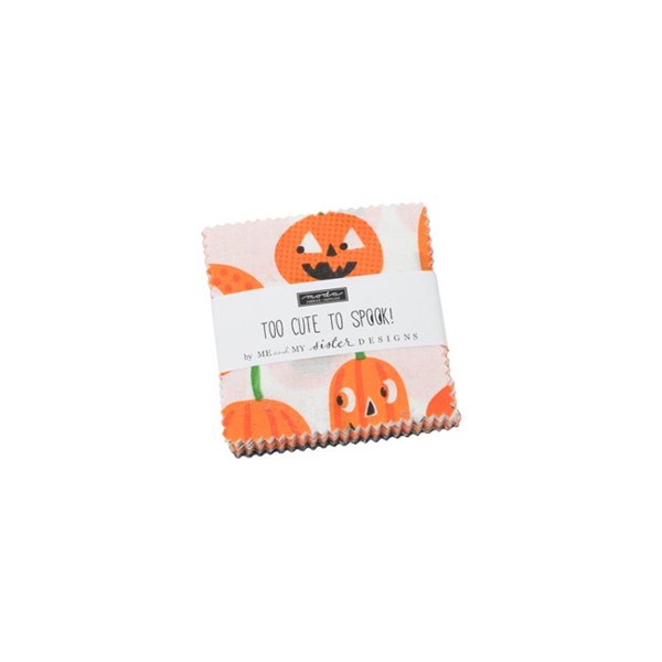 Too Cute To Spook Mini Charm Pack | Me & My Sister Designs | 42 - 2.5" Squares