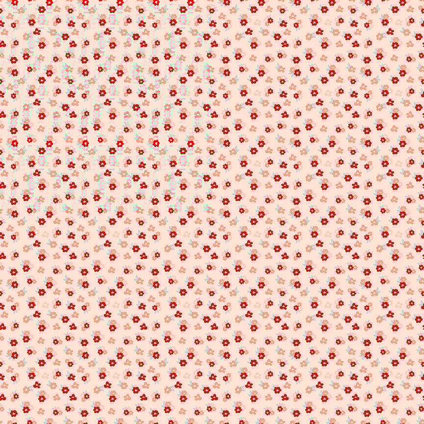 Tossed Floral - Pink