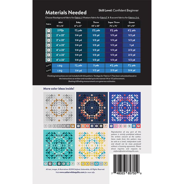 Totality Quilt Pattern | Satterwhite Quilts