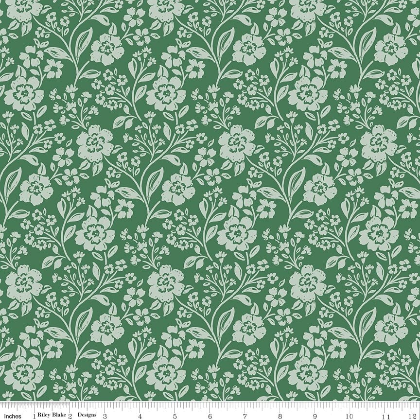 Trailing Blossoms - Green
