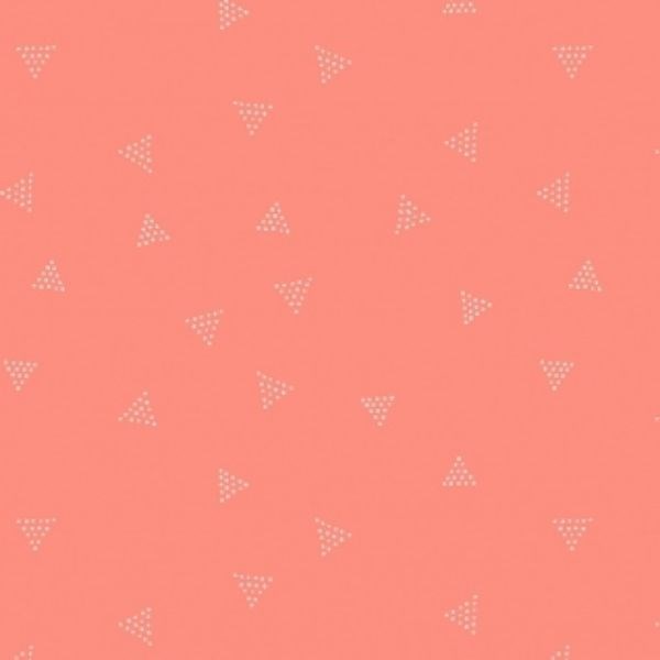 Triangle Dot - Coral