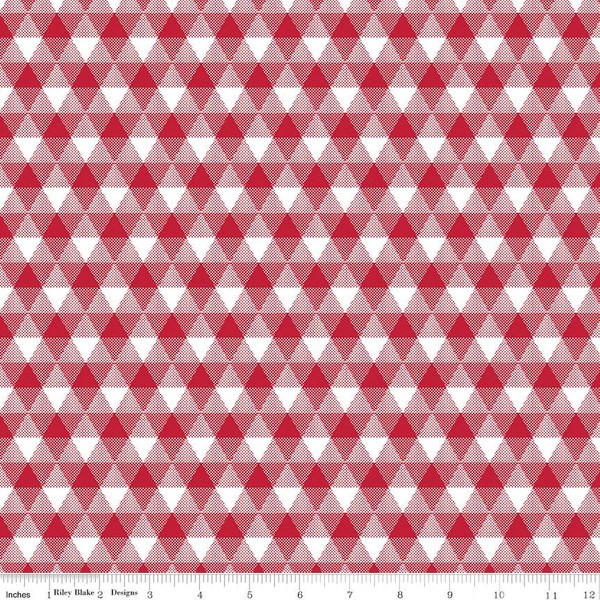 Triangle Gingham - Red