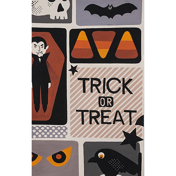 Trick or Treat Eek! - Grey Tonal