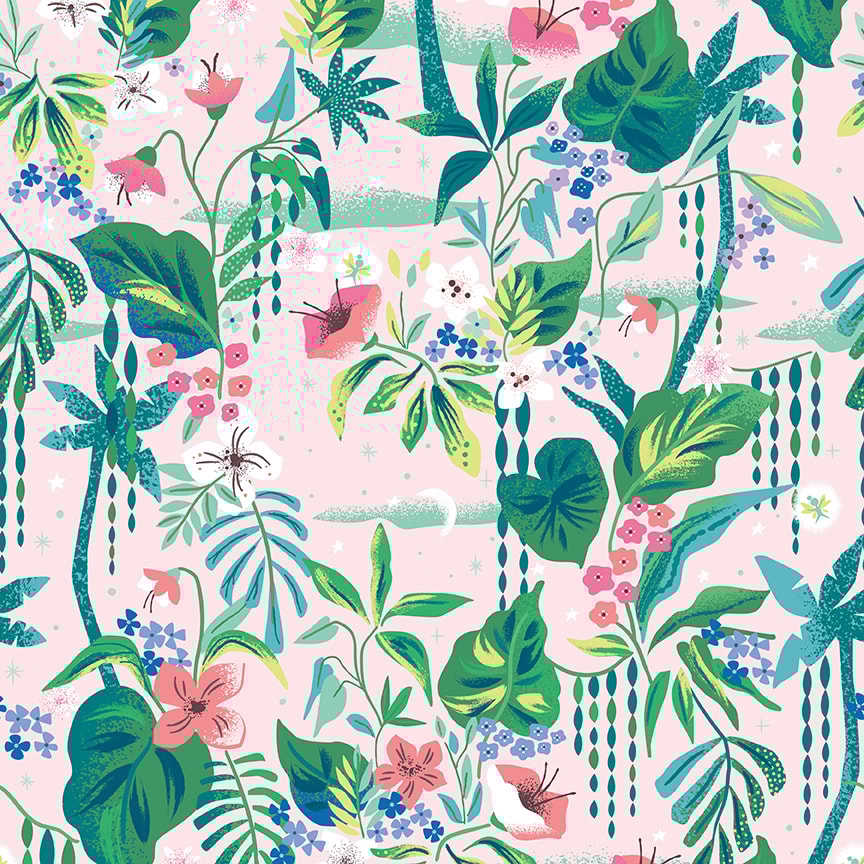 Tropical Floral - Pink