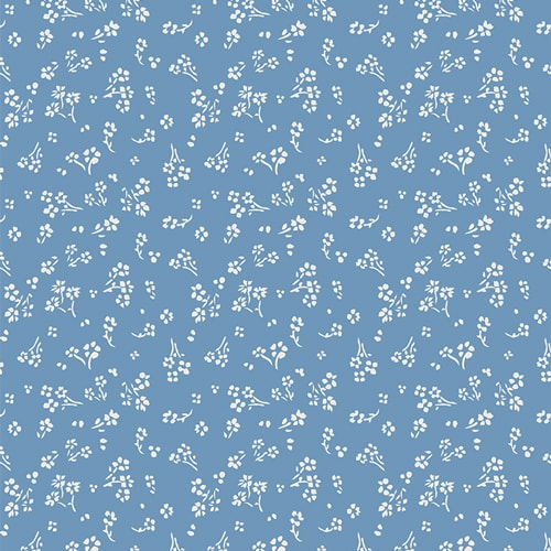 True Blue Sprinkled Florets - Sky