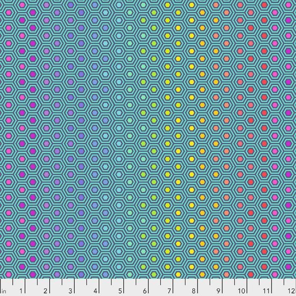 True Colors Hexy Rainbow - Peacock