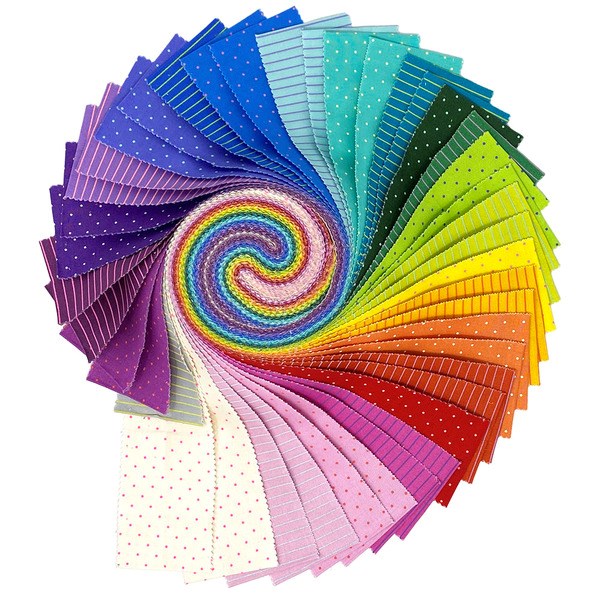 True Colors Tiny Jelly Roll | Tula Pink | 40 PCs