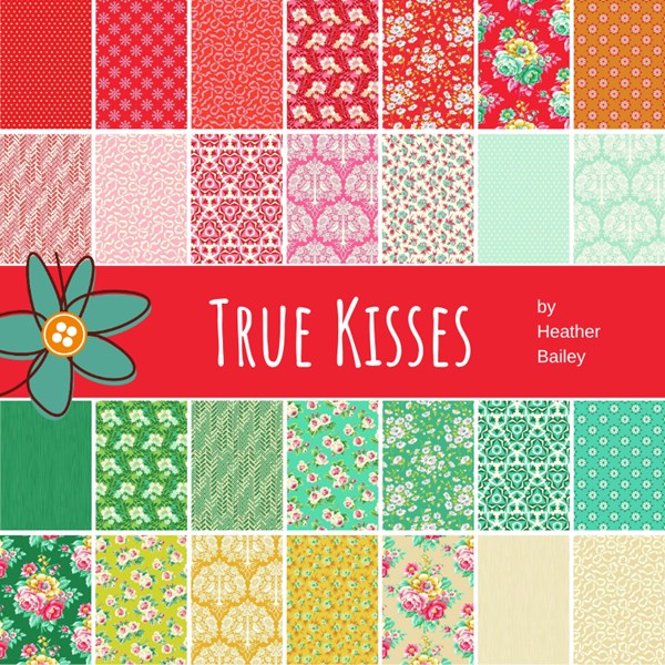 True Kisses Fat Quarter Bundle | Heather Bailey | 28 FQs