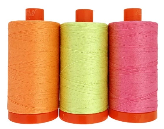 Tula Pink Neons & Neutrals Aurifil Thread Set