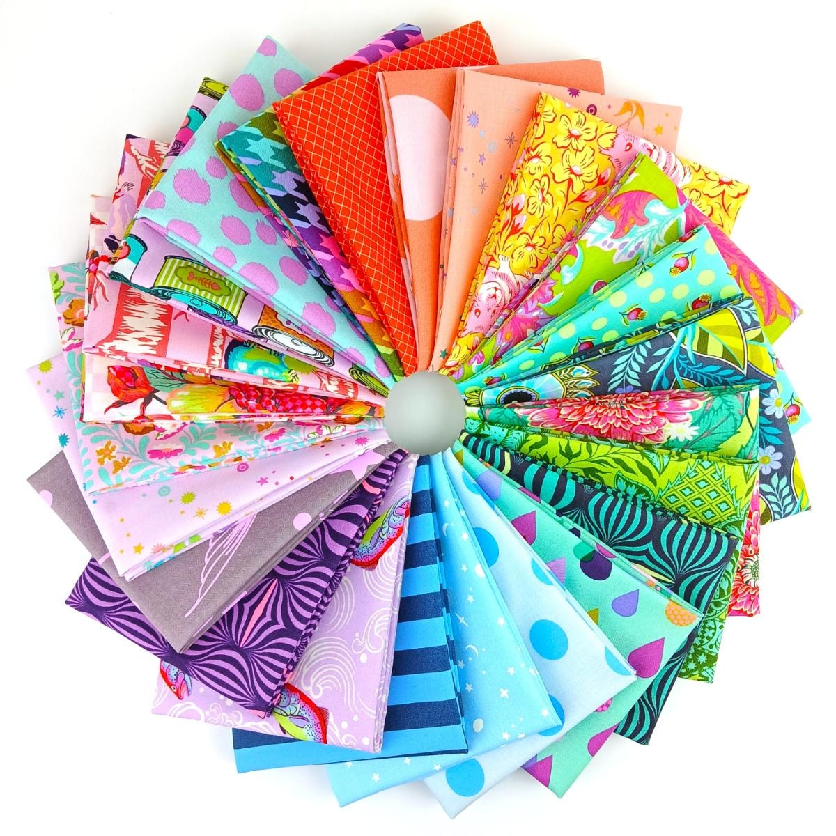 Tula Pink Rainbow Fat Quarter Bundle | 24 FQs