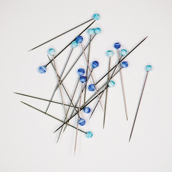 Tulip Glass Head Pins