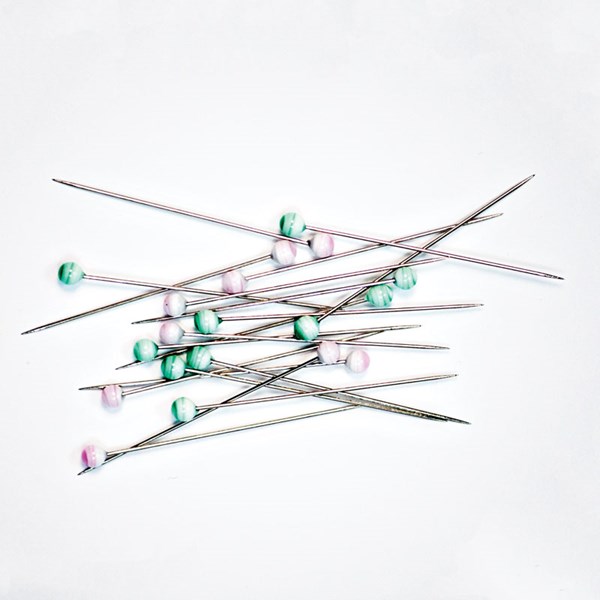 Tulip Glass Head Pins