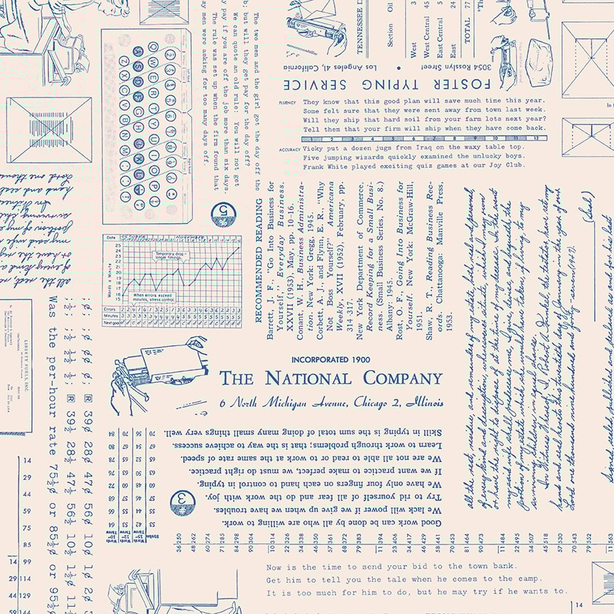 TYPE/ography Background - Denim