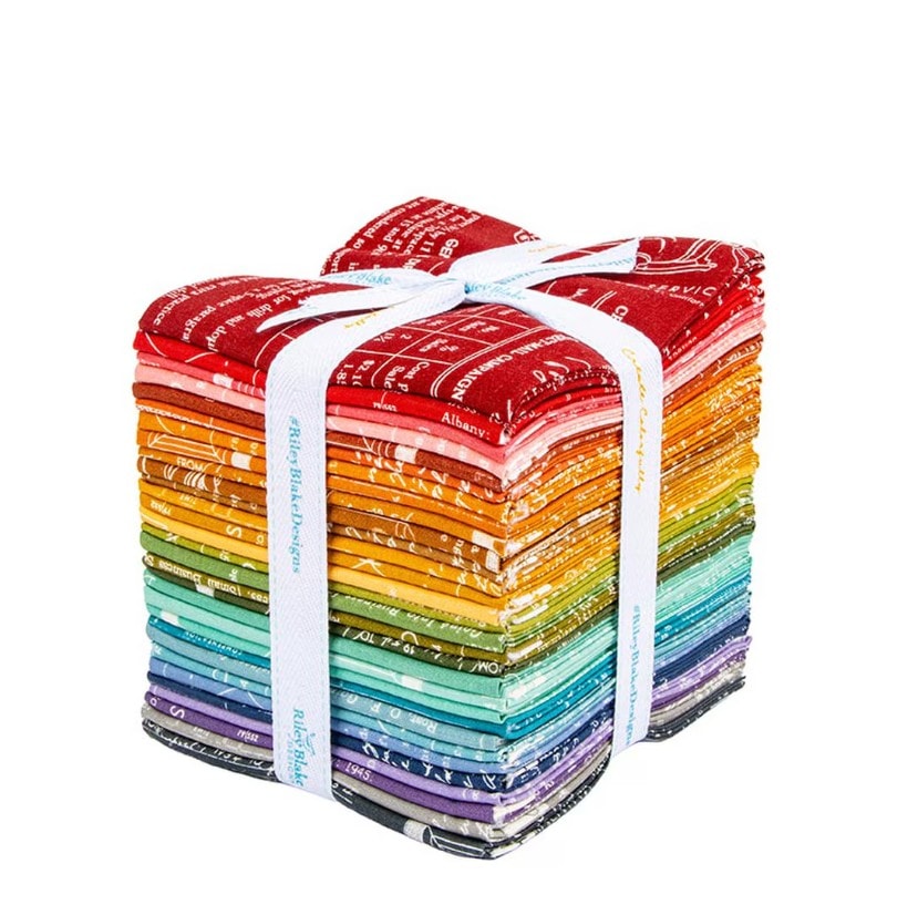 TYPE/ography Fat Quarter Bundle A | Lori Holt | 30 FQs