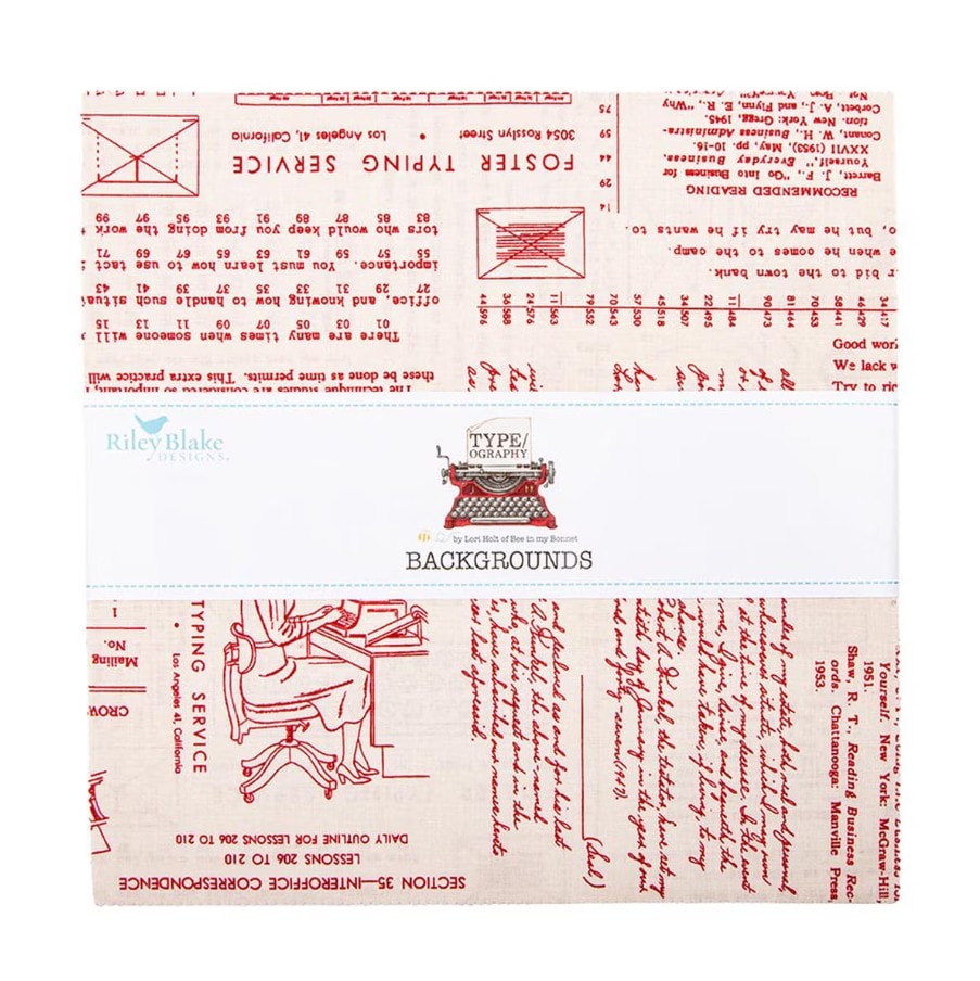 TYPE/ography 10" Stacker | Lori Holt | 42 PCs - BACKGROUND