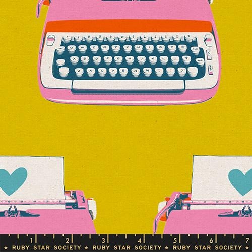 Typewriters - Golden CANVAS