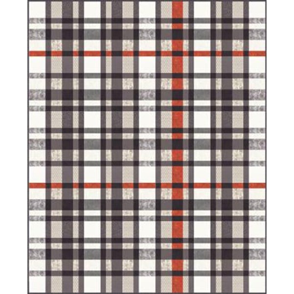 Urban Plaid Quilt Pattern Stash Fabrics