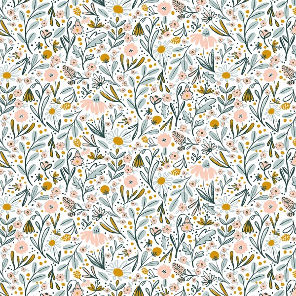 Ditsy - White