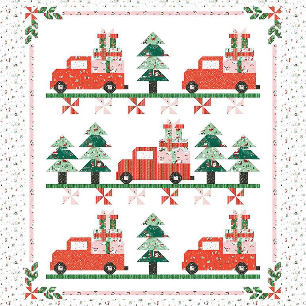 Vintage Christmas 2 Quilt Kit | Twas | Jill Howarth