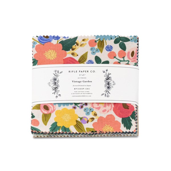 Vintage Garden Charm Pack | Rifle Paper Co. | 42PCs