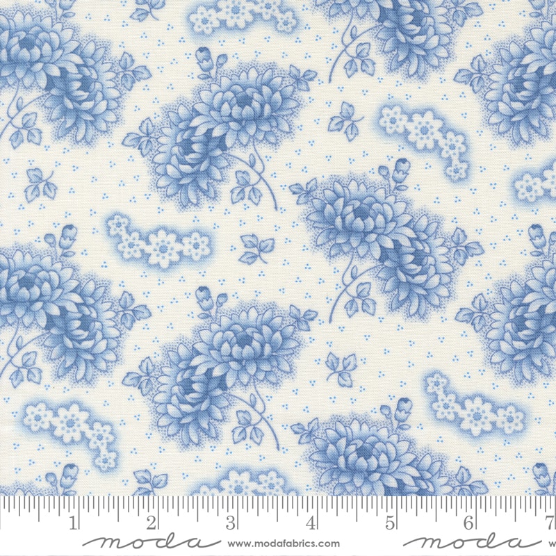 Vintage Linen - Blueberry