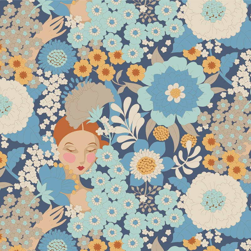 Wallflower - Blue