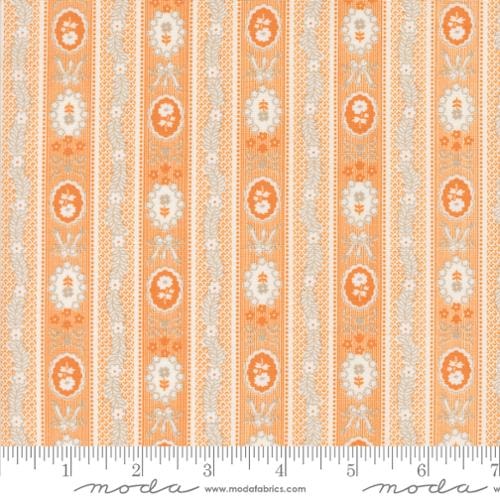 Wallpaper Stripes - Pumpkin
