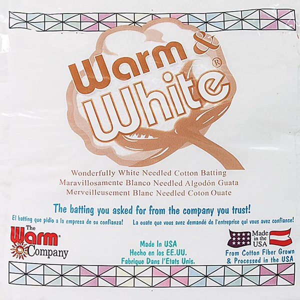 Warm & White Batting - Baby Size (45"x 60")
