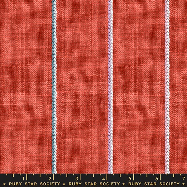 Warp and Weft Heirloom Chore Coat Linework Heavyweight - Persimmon