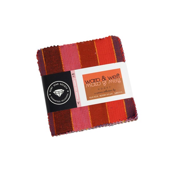Warp and Weft Honey Charm Pack | Alexia Abegg | 42PCs