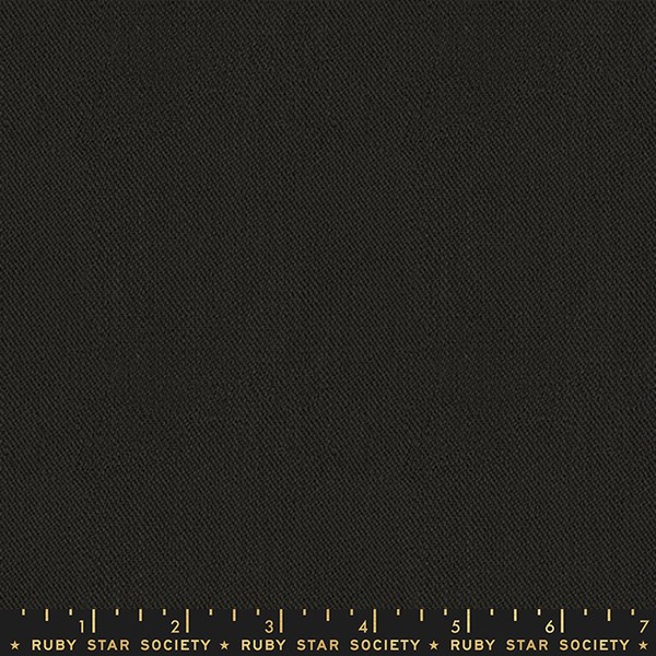 Warp and Weft Honey Workshop Twill - Black