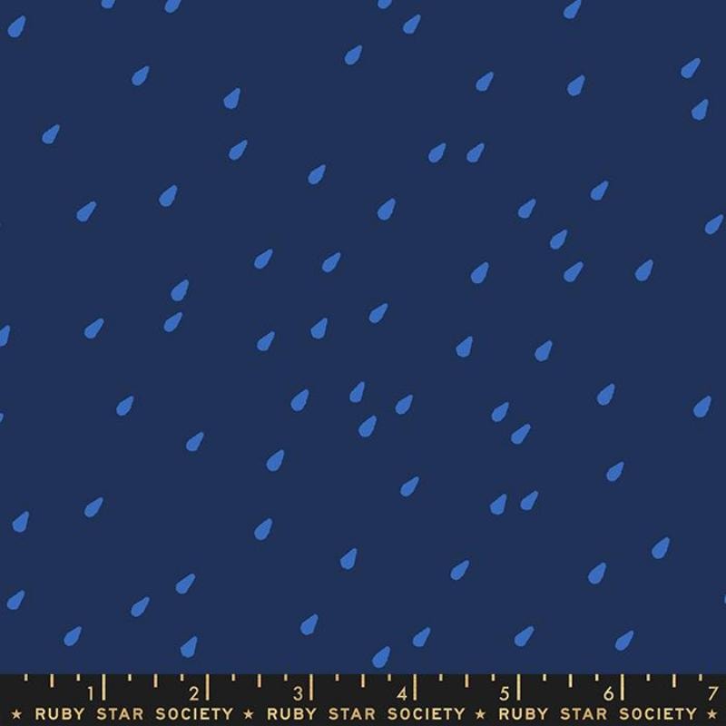 Water Drops - Navy
