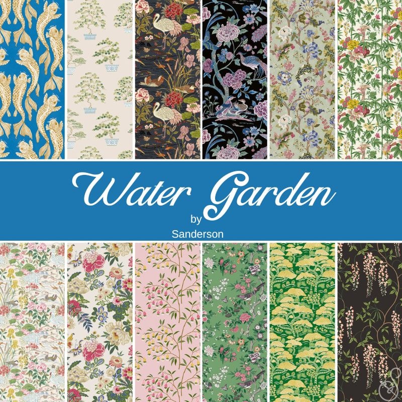 Water Garden Fat Quarter Bundle | Sanderson | 12 FQs