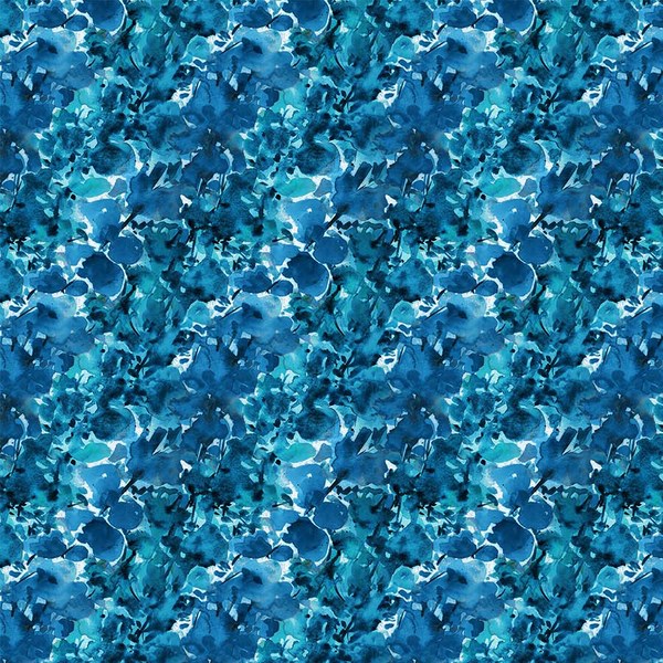Watercolor Floral - Blue