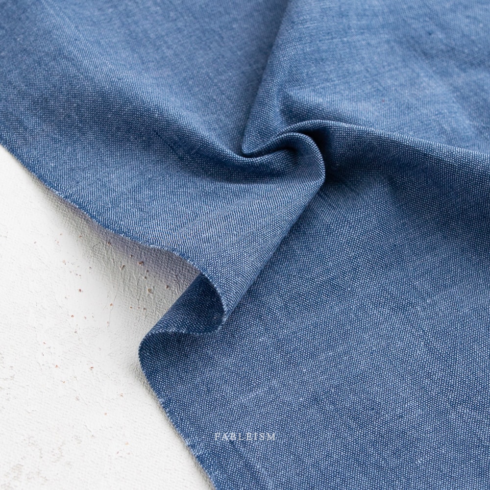 Watercolor Woven - Blue Jeans