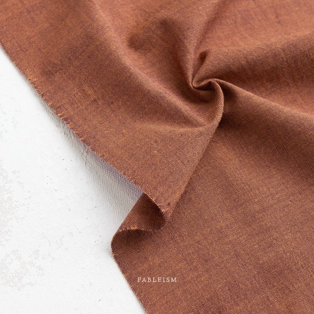 Watercolor Woven - Bourbon