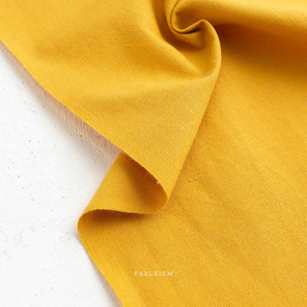Watercolor Woven - Mustard