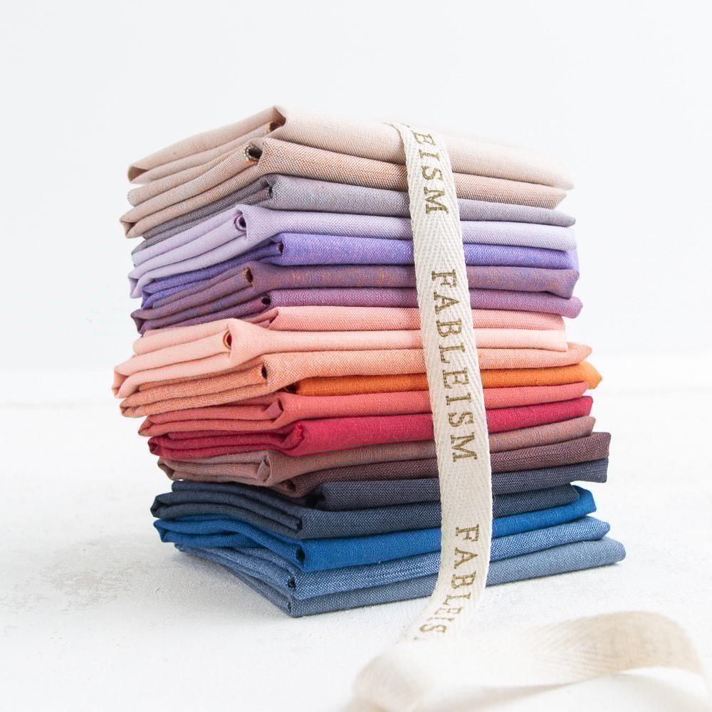 Watercolor Wovens Fat Quarter Bundle | Fableism Supply Co. | 20 FQs - Skyscape