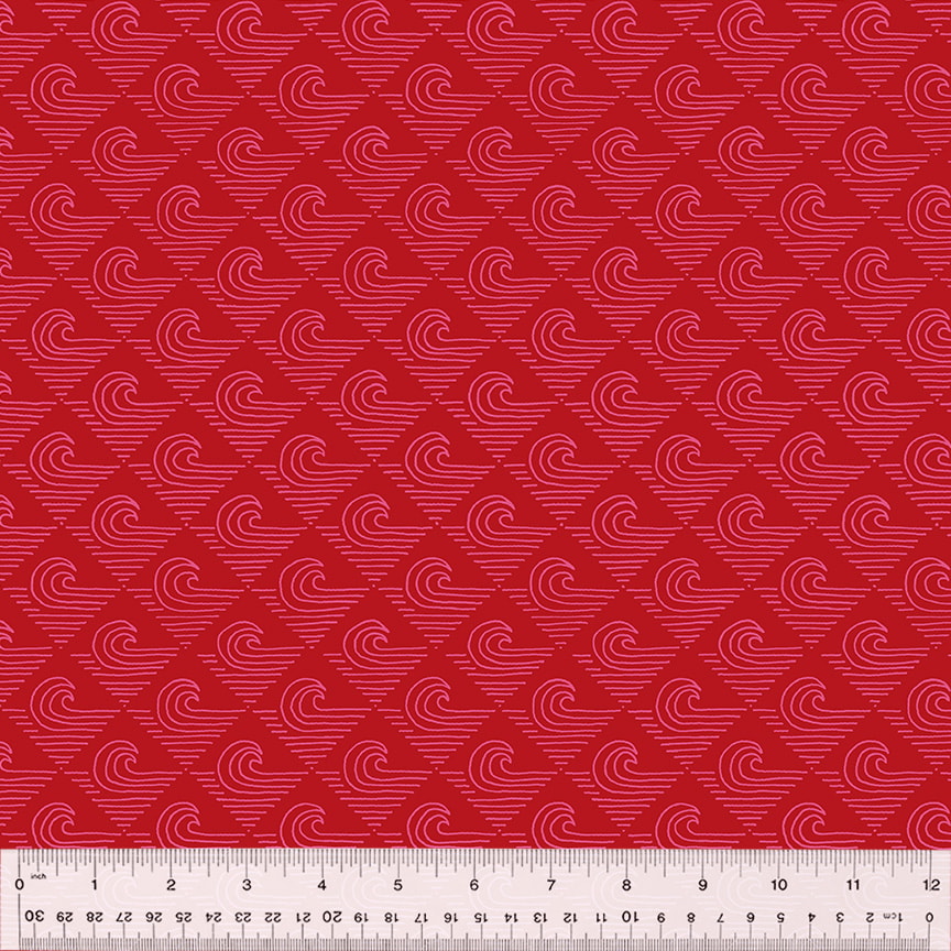 Waves - Red