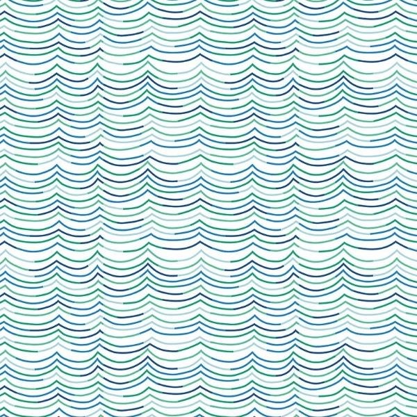 Waves in Blue Multi
