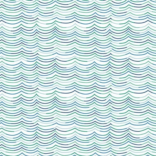Waves in Blue Multi