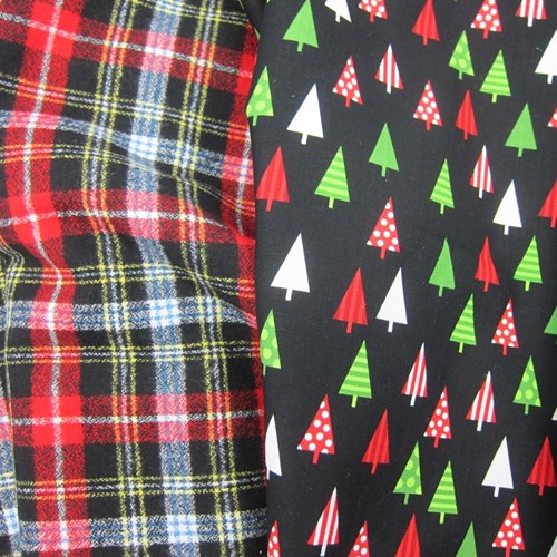 Whole Cloth Quilt Kit - Christmas Tree and Mammoth Flannel