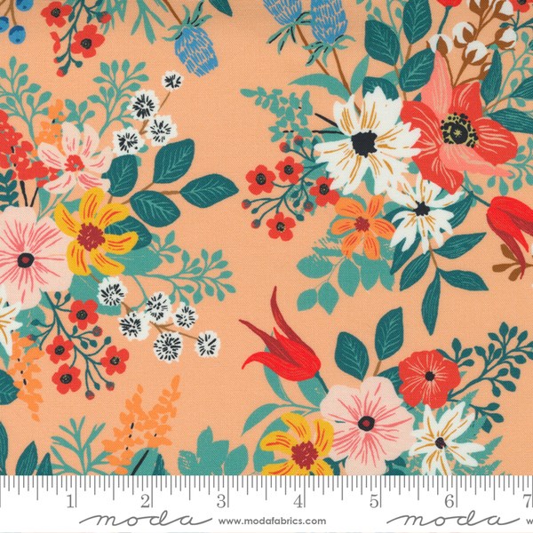 Wild Floral Bouquet - Peach