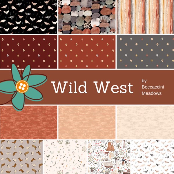 Wild West Fat Quarter Bundle | Boccaccini Meadows | 13 FQs